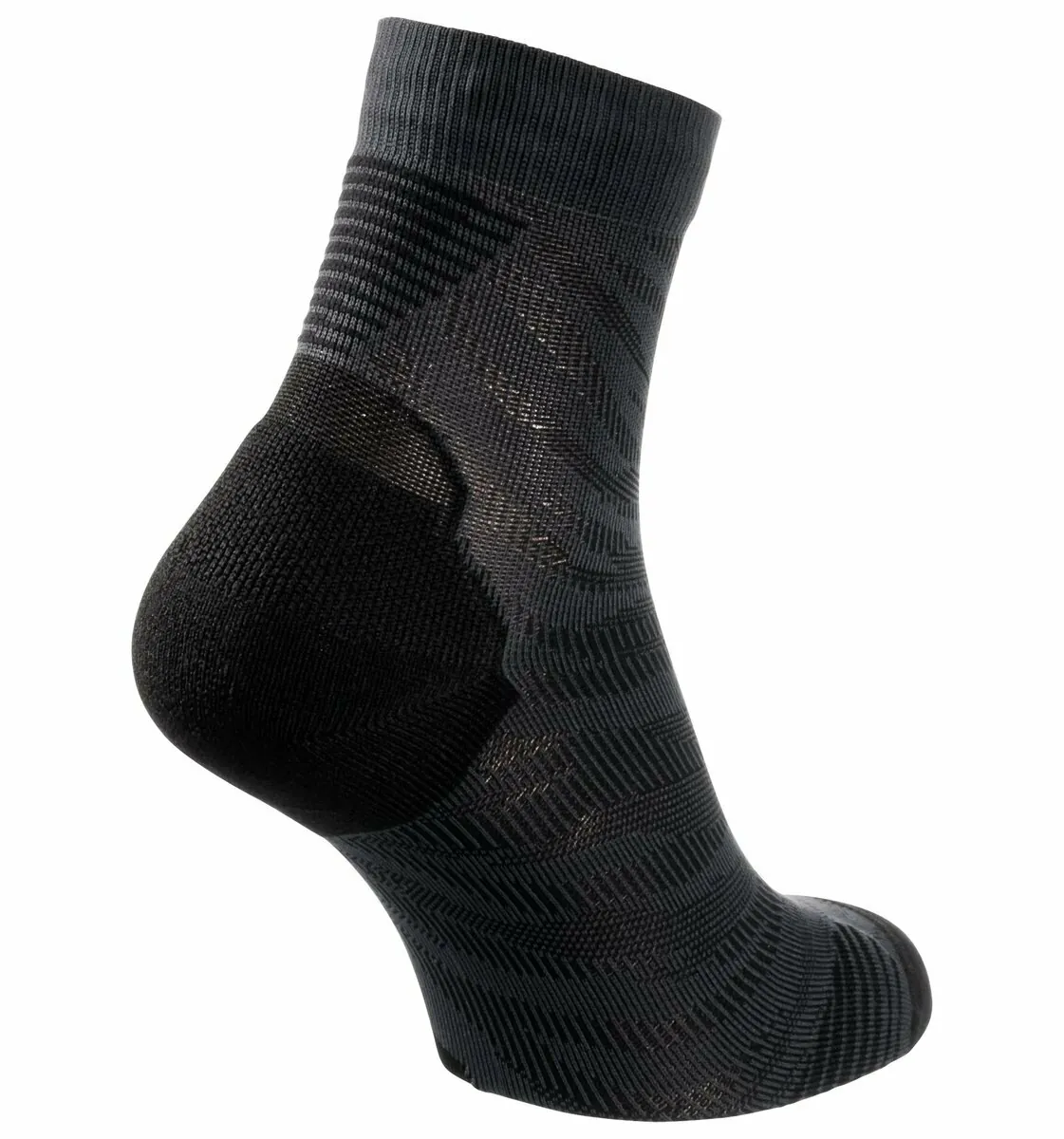 ODLO / CERAMICOOL RUN GRAPHIC Quarter Socks 義大利製快乾抗菌運動襪 -兩對裝 (OD762940)