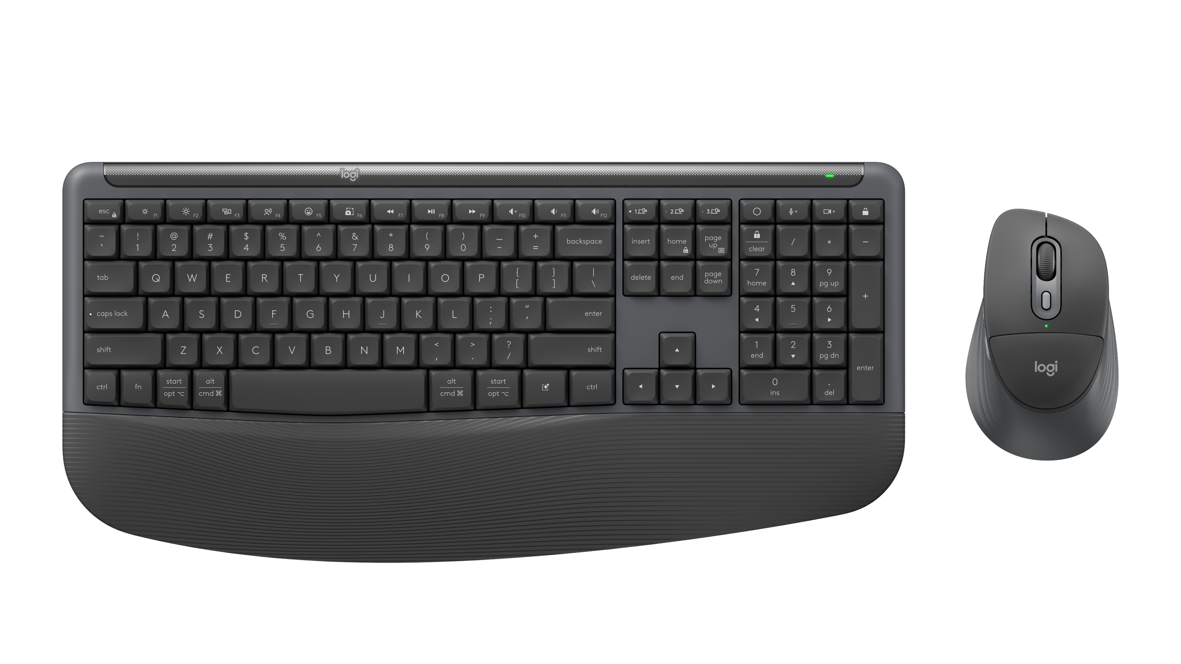 Logitech Signature Comfort Plus Combo MK880 無線鍵盤滑鼠套裝｜高效舒適辦公