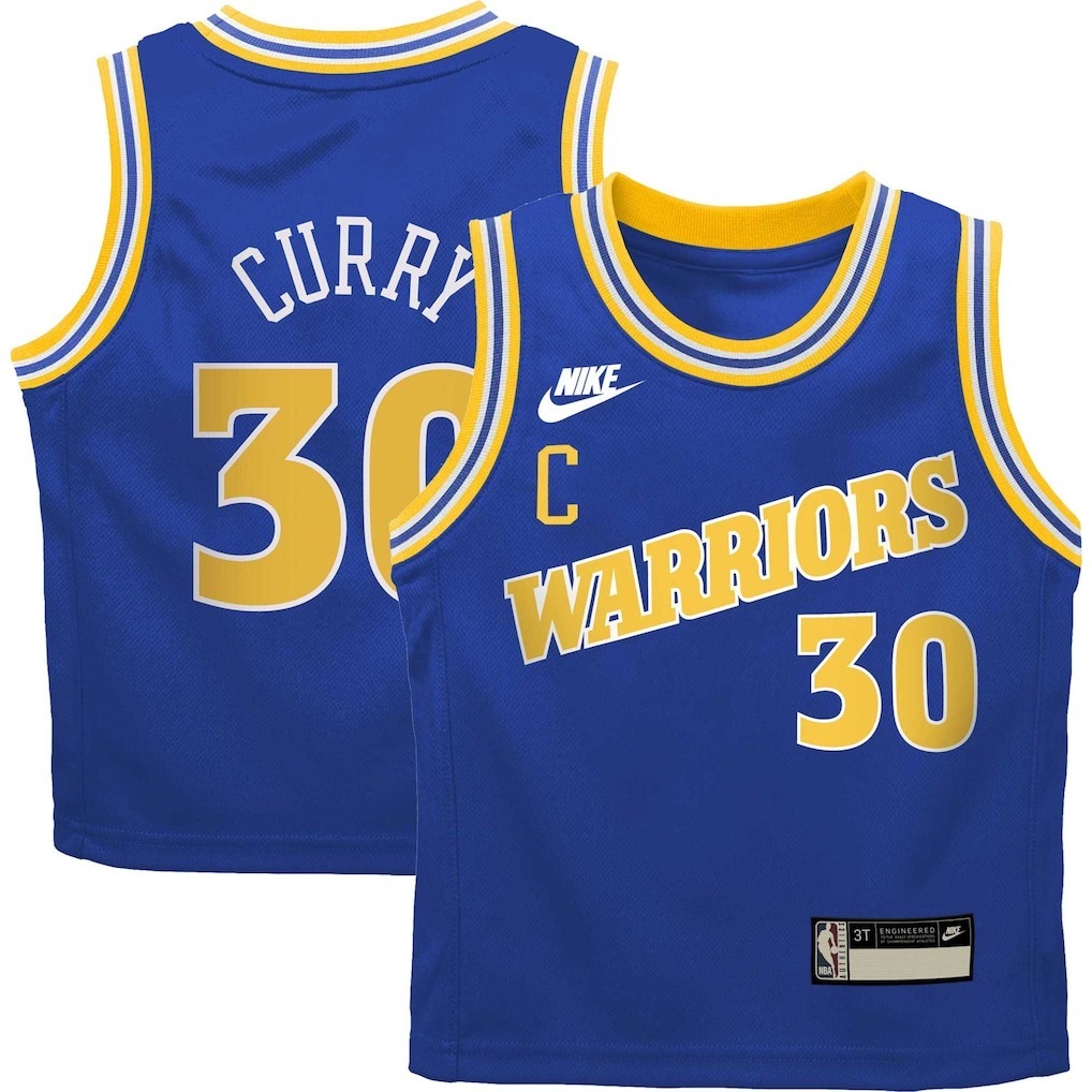 NBA球衣 Stephen Curry 金州勇士復古藍 HWC 童裝 Nike Replica 全新 小童 幼童 非青年版