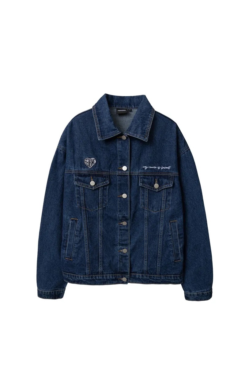 FENGME x Kimi Ji Love Signal Denim Jacket