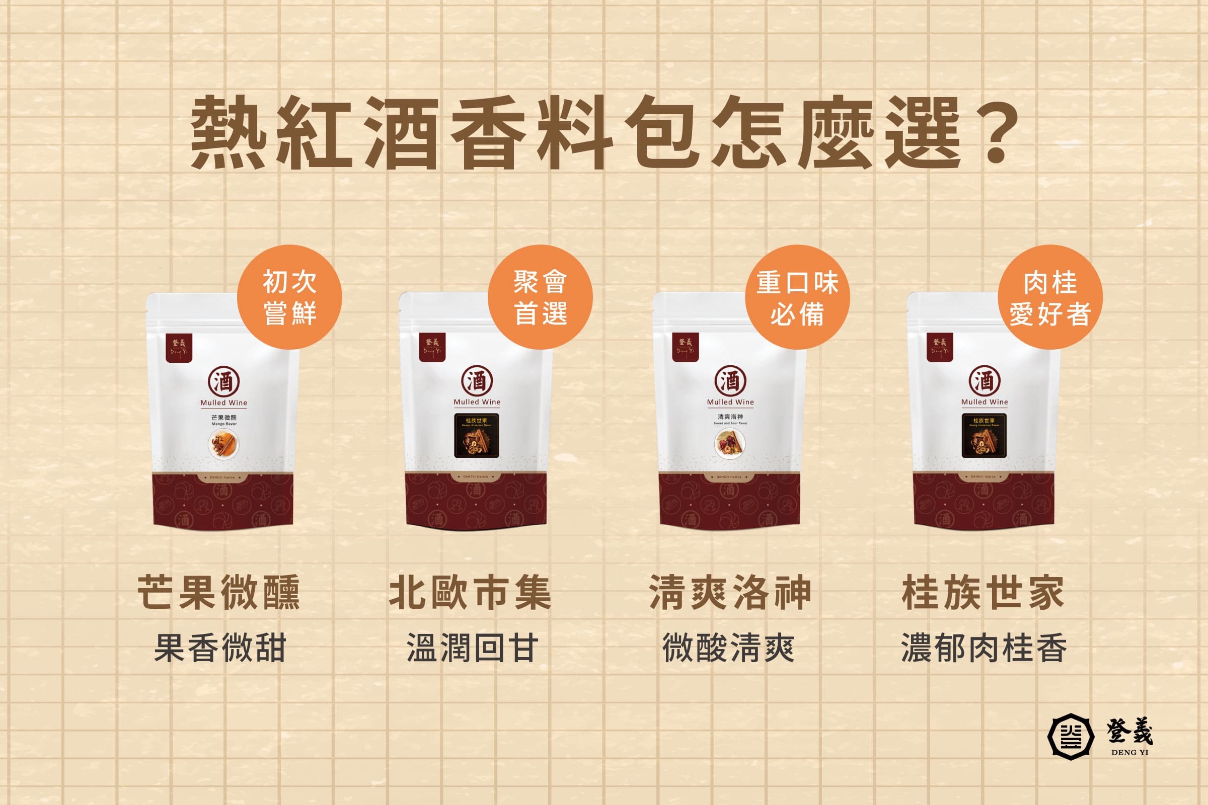 熱紅酒香料包怎麼選?