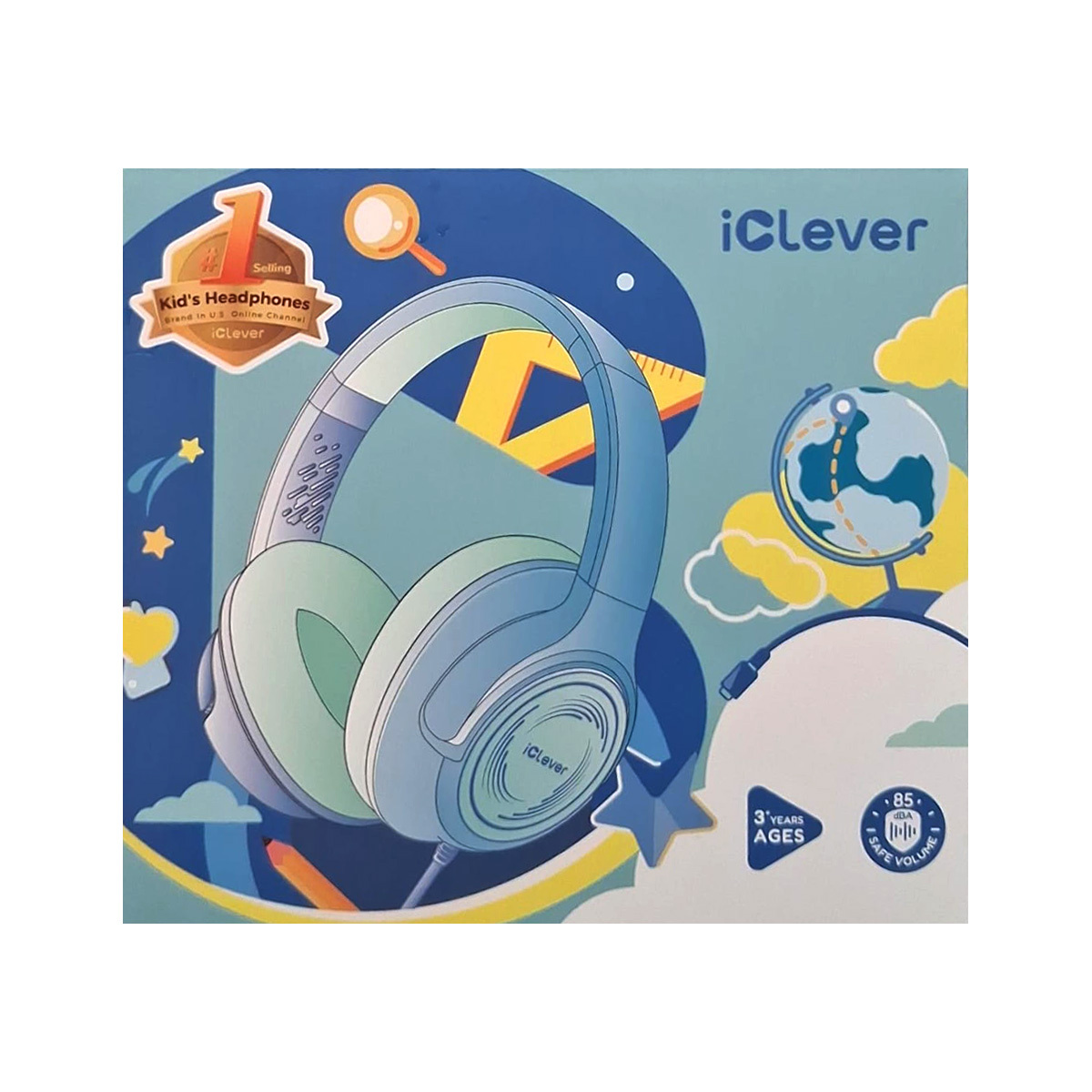 iClever C371 兒童有線 USB-C 耳機