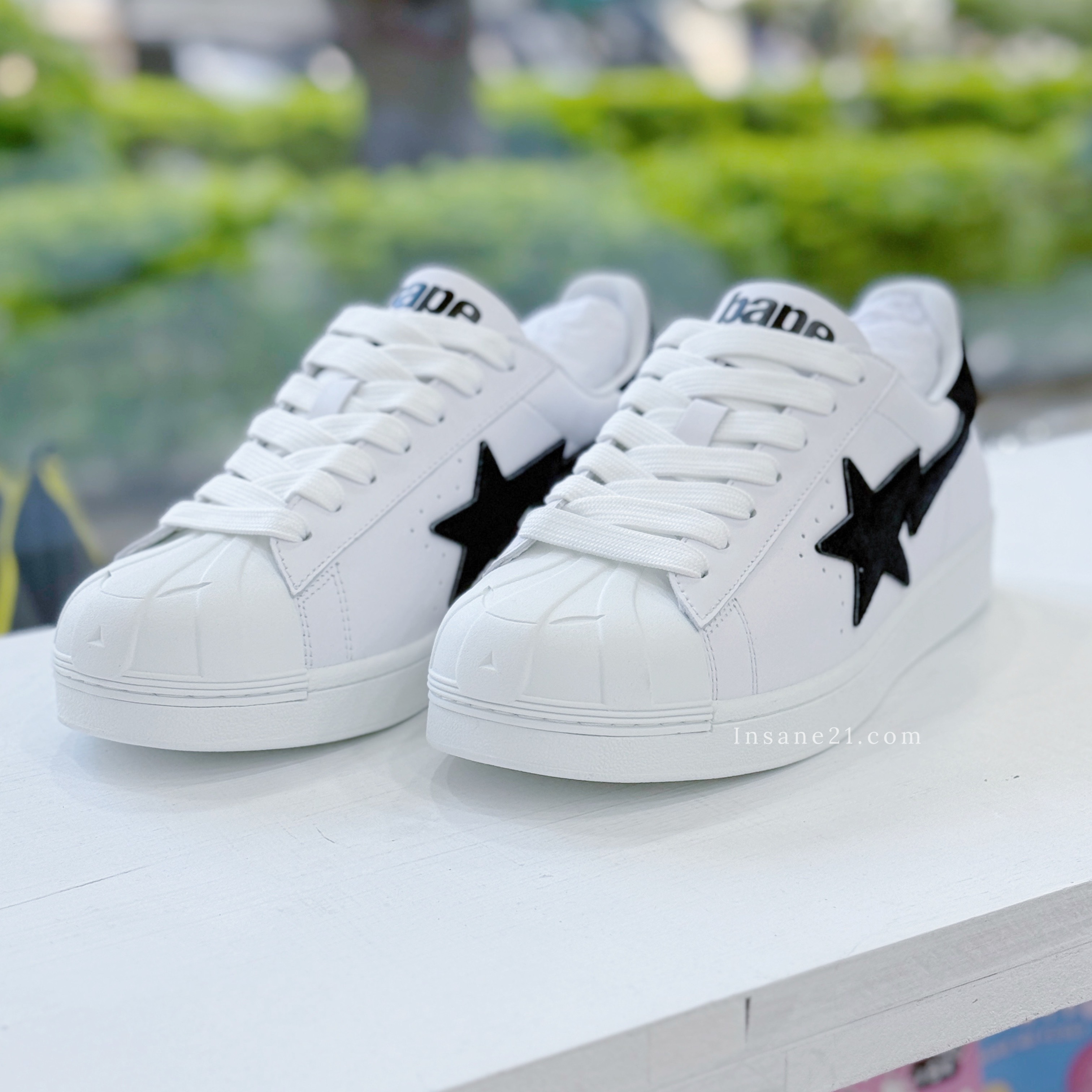A BATHING APE 白底黑LOGO 'WHITE' 休閒鞋 男鞋 1J80191065