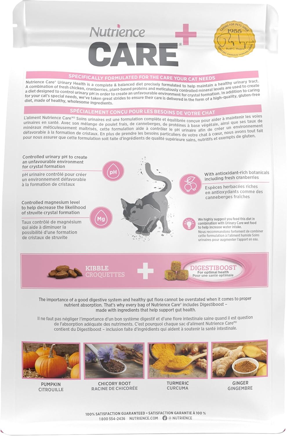 Nutrience CARE - 泌尿道健康護理配方 貓專用 (5 lb / 11lb)