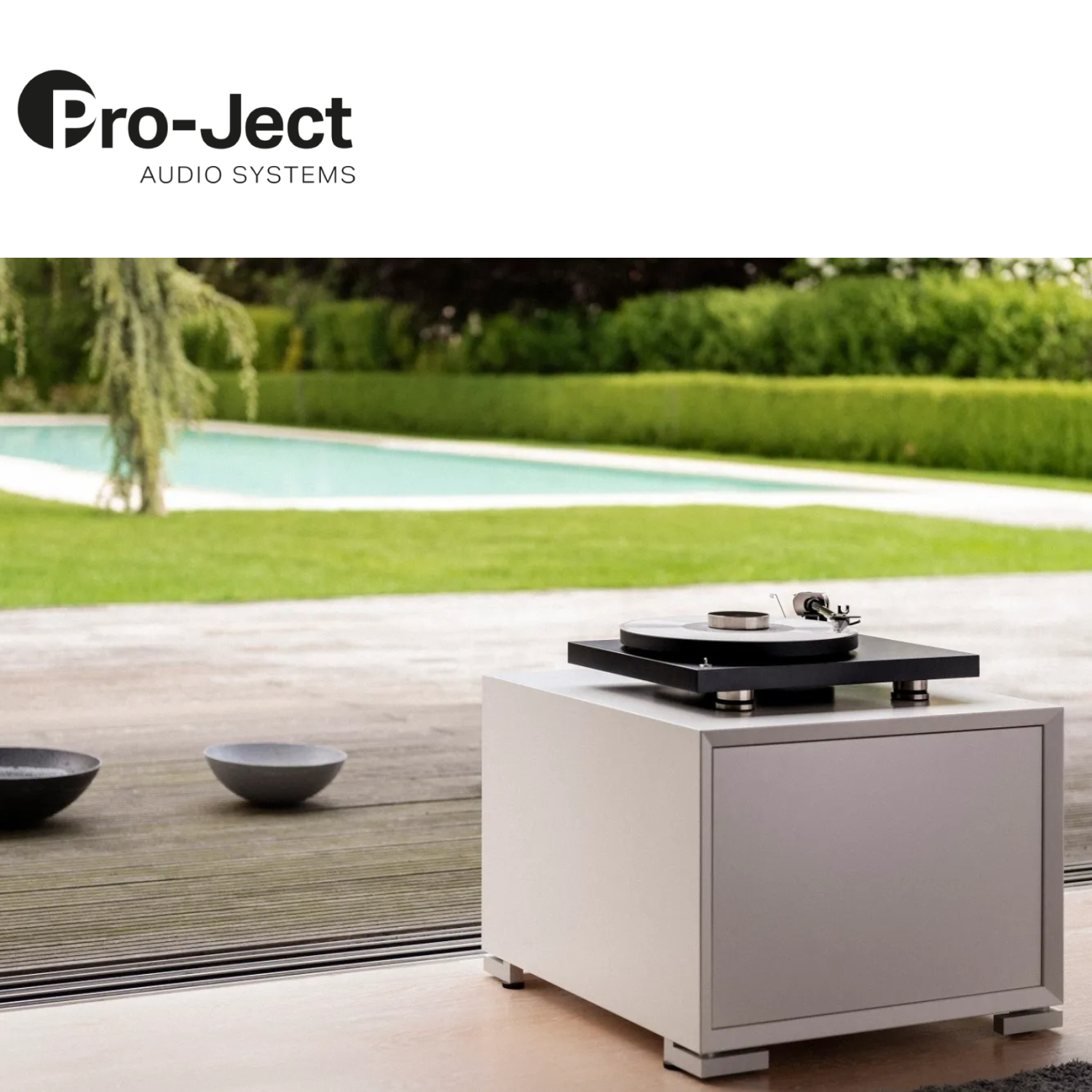 Pro-Ject Debut PRO B Turntable Black lifestyle outside