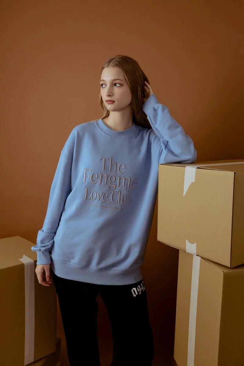 LOVE CLUB Sweatshirt - Sea foam