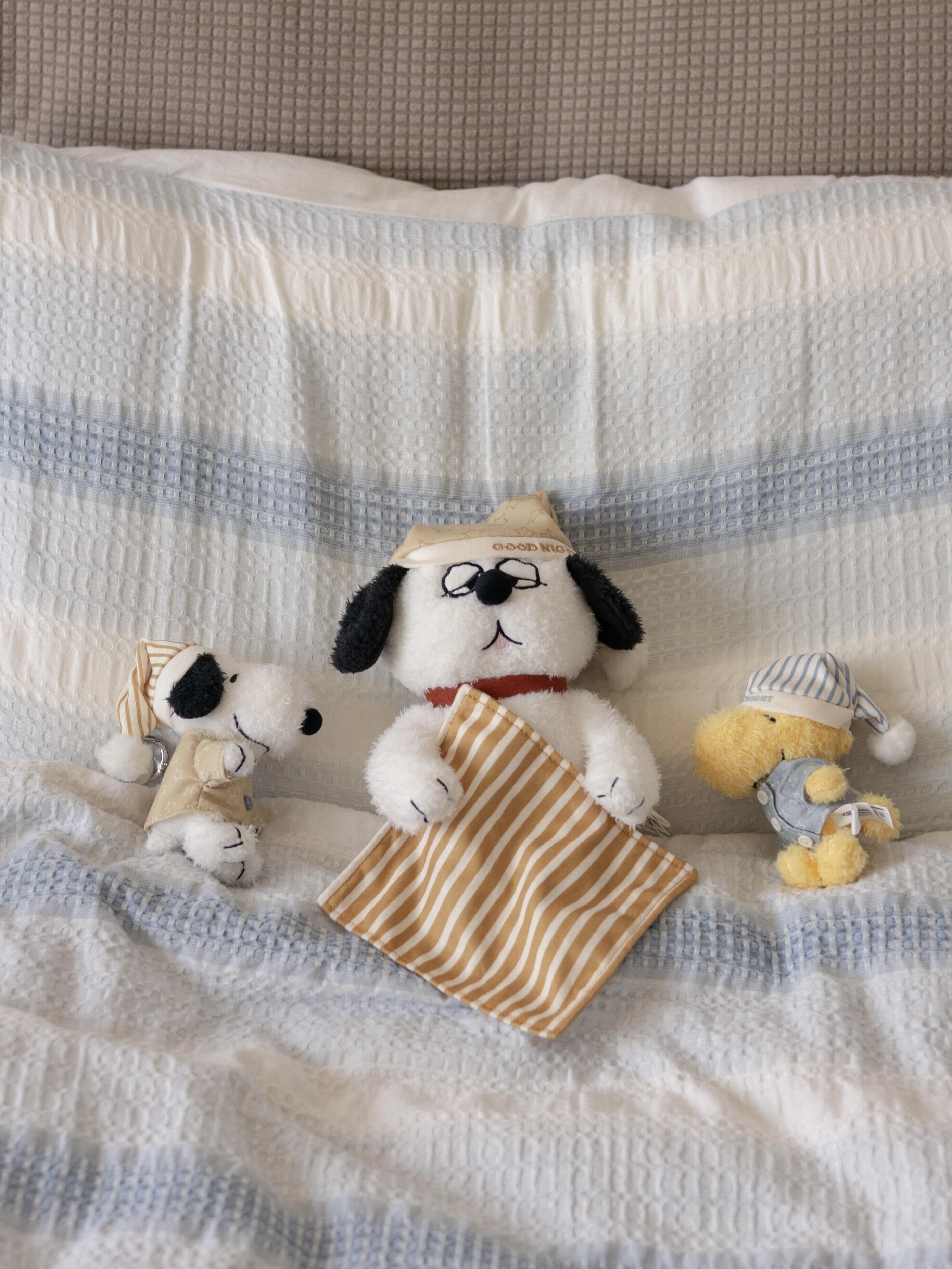 Snoopy 史努比 正版授權 ＭooMode 好夢系列 睡衣 歐拉夫 OLAF 查理布朗 糊塗史塔克 吊飾 鑰匙圈 玩偶(任買兩件7-11免運)/預購