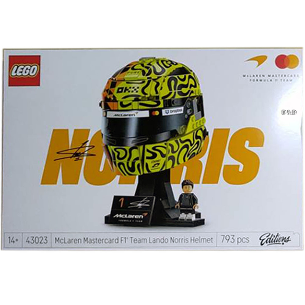LEGO 43023 樂高積木 43023 Editions系列 - McLaren Mastercard F1® Team Lando Norris 頭盔