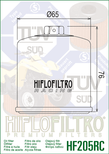 HIFLO OIL FILTER HF205RC