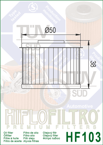 HIFLO FILTER HF103