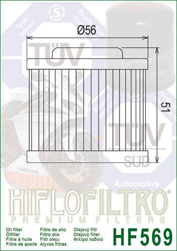 HIFLO OIL FILTER HF569