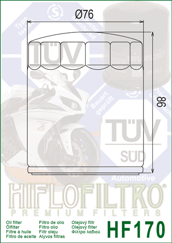 HIFLO OIL FILTER HF170B