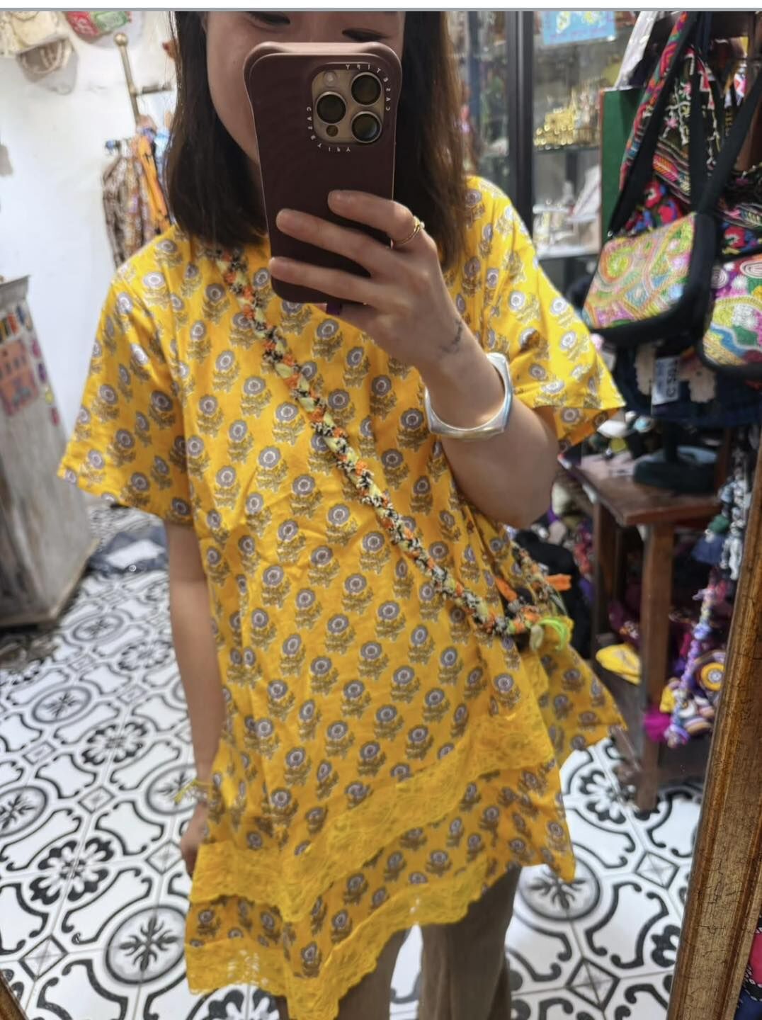 Macrame 清新顯瘦上衣 - M3940C - 黃色 (0527)
