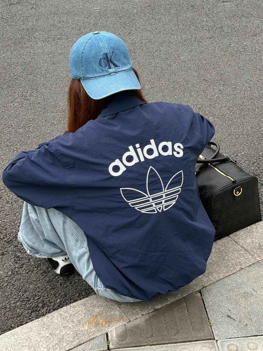 ADIDAS ORIGINALS TEAM JACKET大標 工裝風翻領夾克