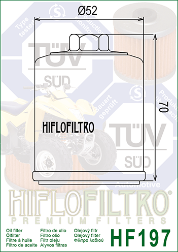 HIFLO OIL FILTER HF197