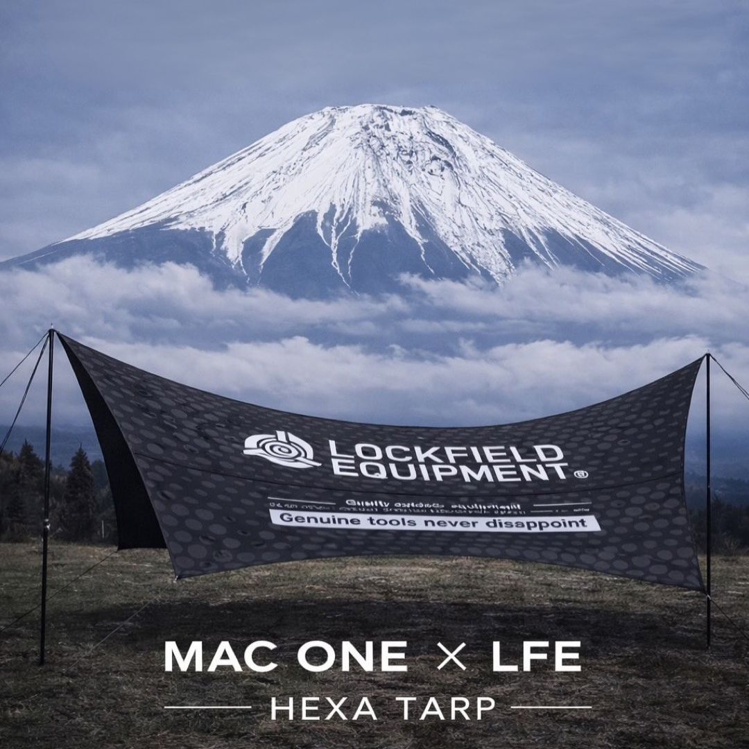 Lockfield Equipment｜MAC ONE × LFE 聯名六角天幕(L)｜限定版