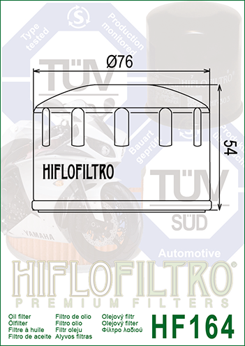 HIFLO OIL FILTER HF164