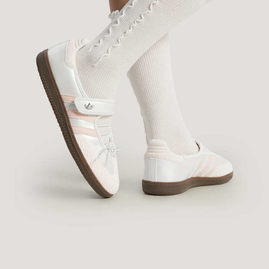 【預訂】ADIDAS SAMBA  JANE 奶白粉 瑪麗珍鞋-WOMEN
