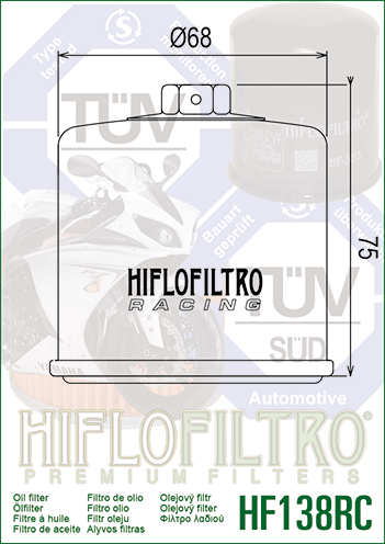 HIFLO OIL FILTER HF138RC