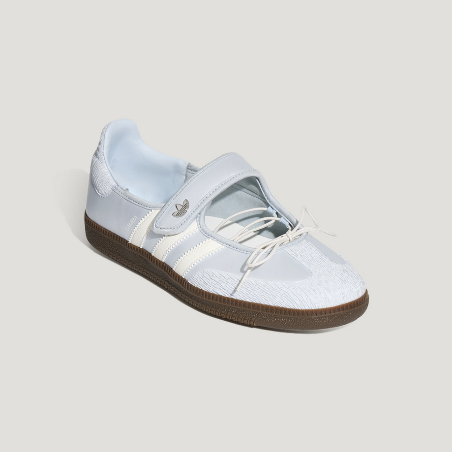 【預訂】ADIDAS SAMBA  JANE 粉藍白 瑪麗珍鞋-WOMEN