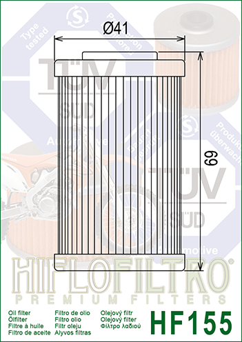 HIFLO OIL FILTER HF155