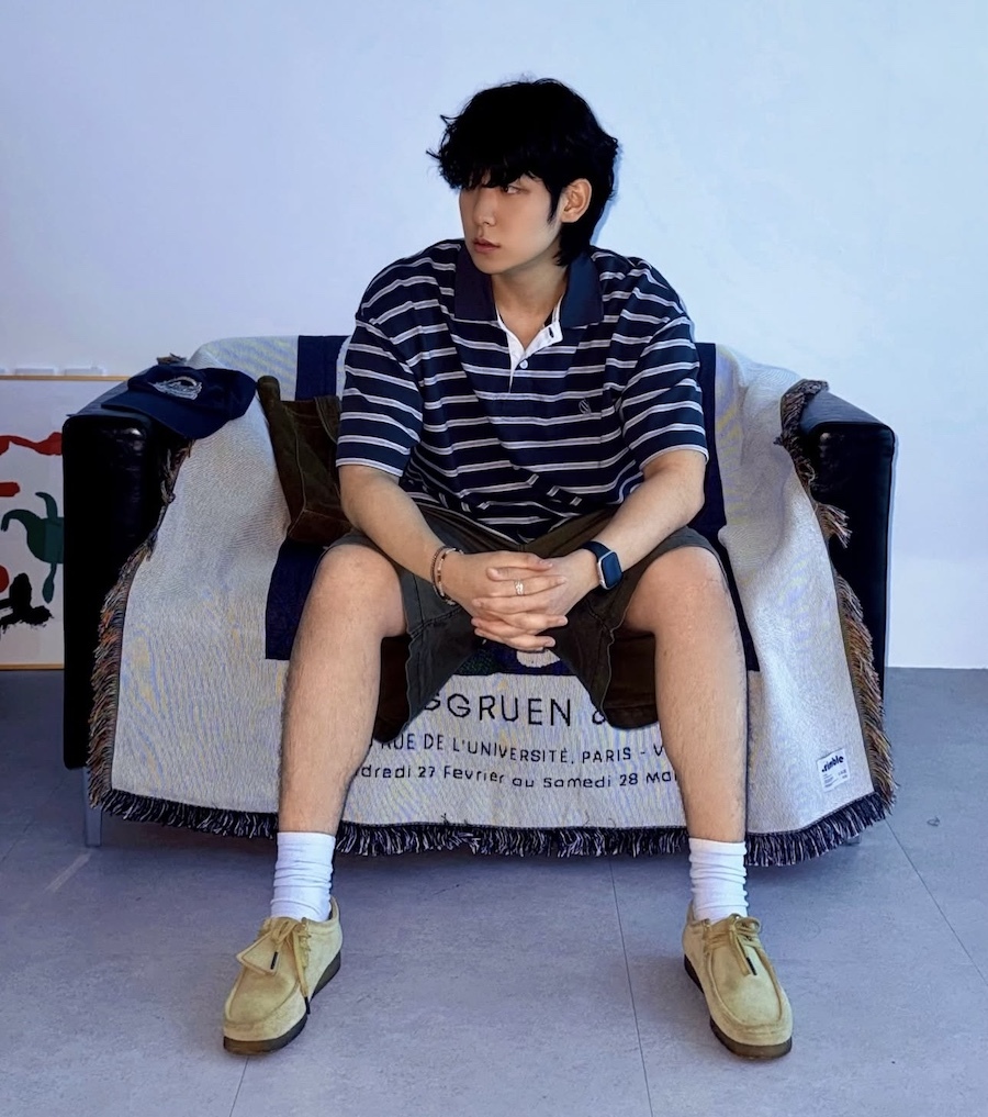 |快閃折扣🔥| NAUTICA 26ss 條紋立領 polo 衫