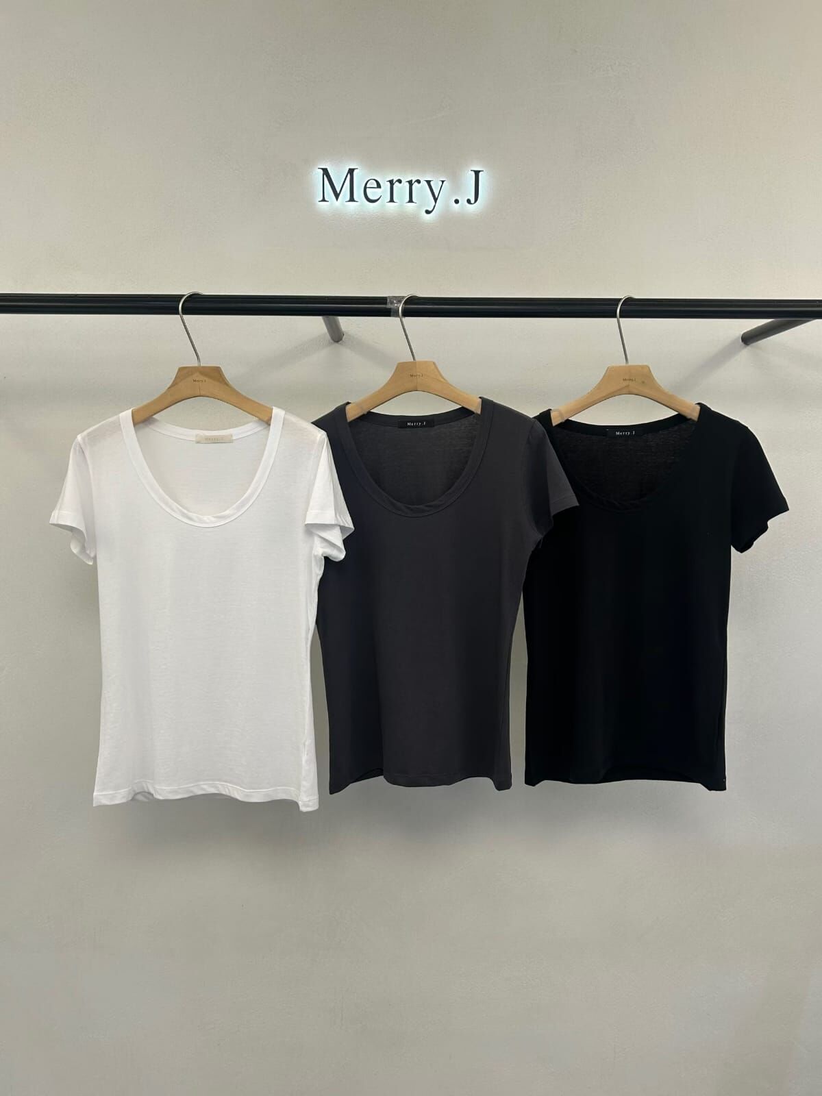 MJ6212 百搭修身圓領Tee