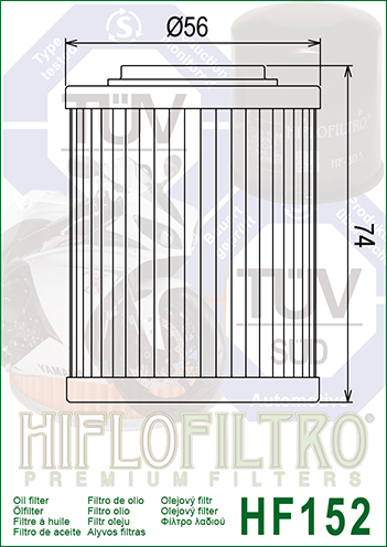 HIFLO OIL FILTER HF152