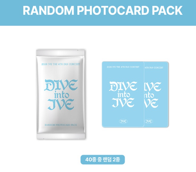 IVE Dive into Ive random photo card pack