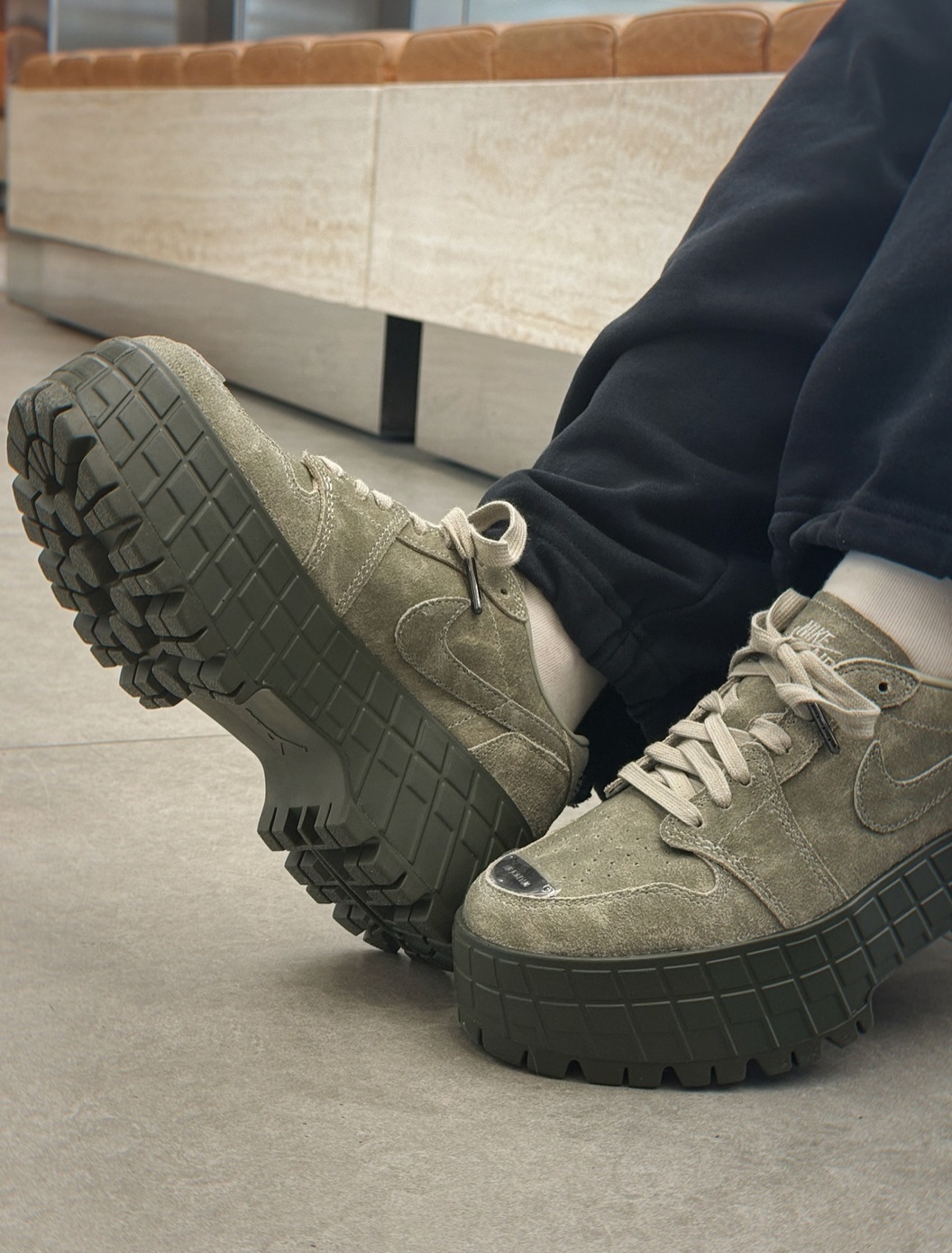 [Preorder] Air Jordan 1 Brooklyn Low | Fog Khaki