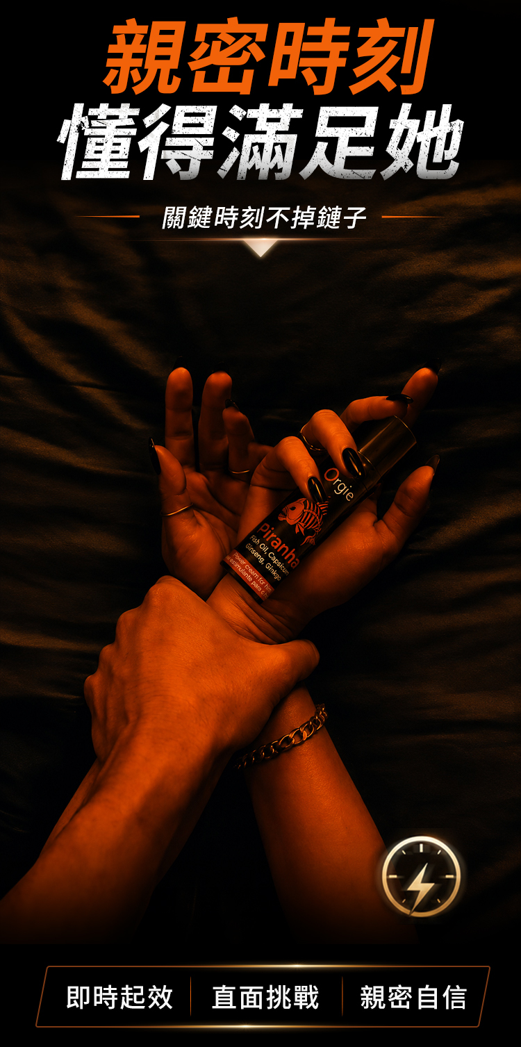 Orgie - Piranha 蠻牛 男士熱感酥麻能量增強膏 15ml