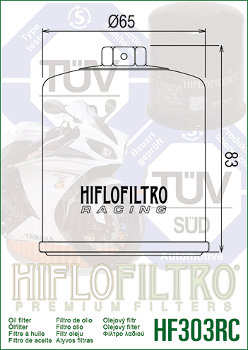HIFLO OIL FILTER HF303RC