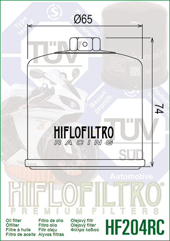 HIFLO OIL FILTER HF204RC