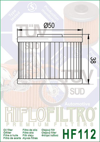 HIFLO OIL FILTER HF112