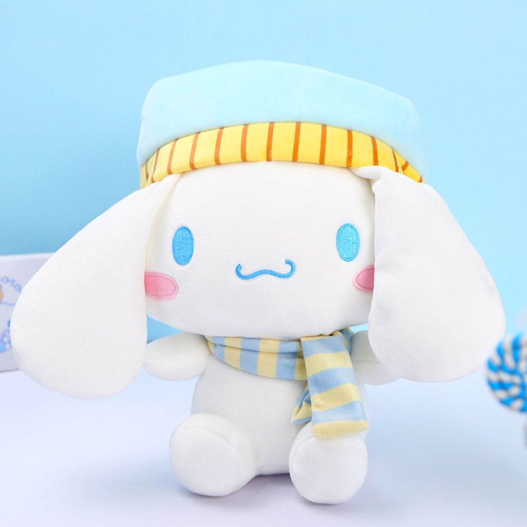 玉桂狗 - Sanrio 8吋毛絨公仔抱枕-冬日版