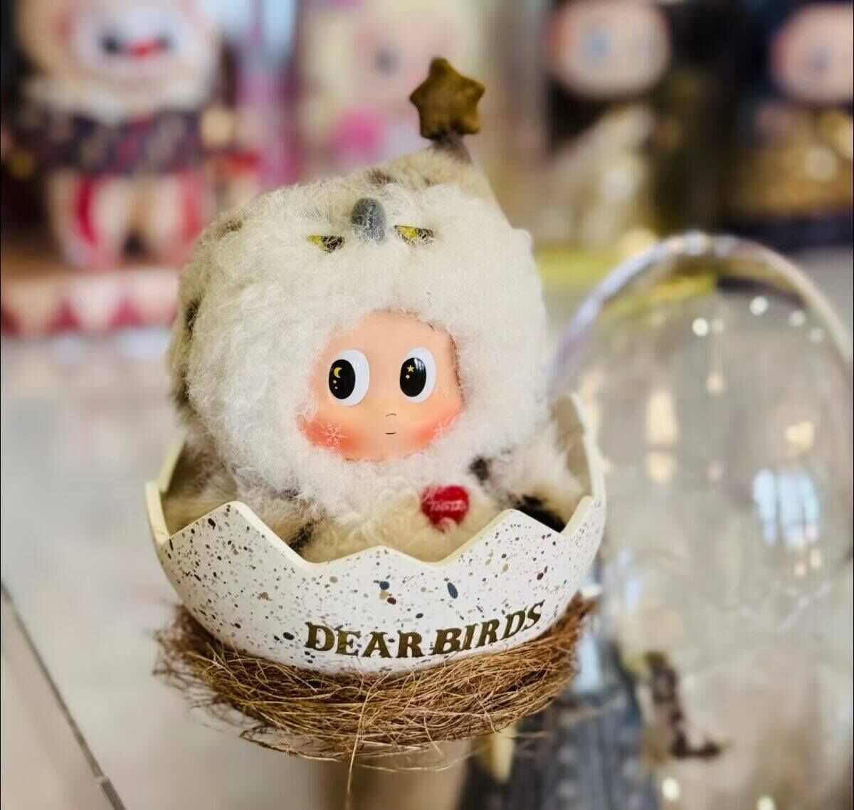 POP MART 泡泡瑪特星星人 Dear Birds系列 蛋殼毛絨展示盒