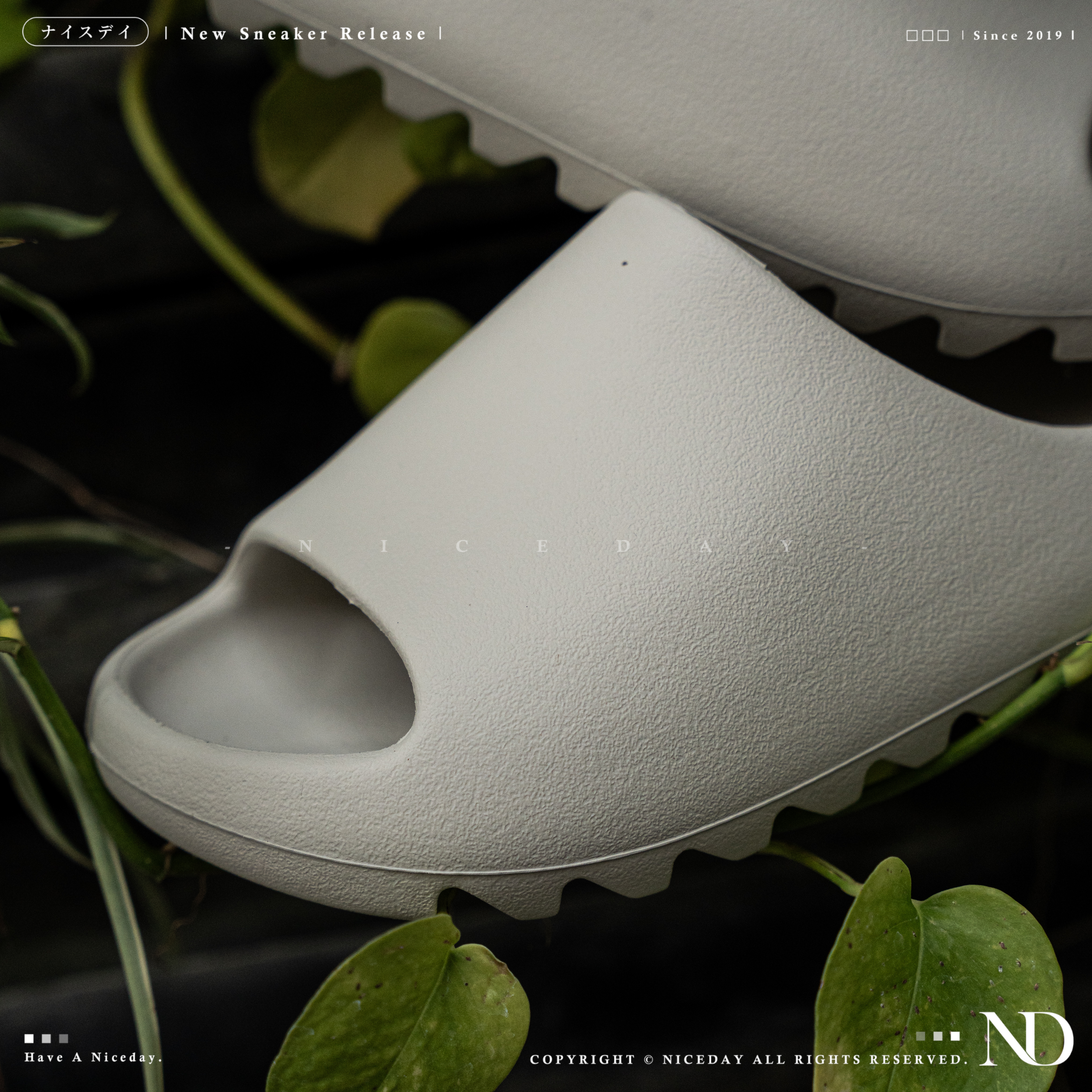 NICEDAY 代購 YEEZY YS01肯爺 拖鞋 踩屎感 白色 白灰 奶油白 舒適 ys-01