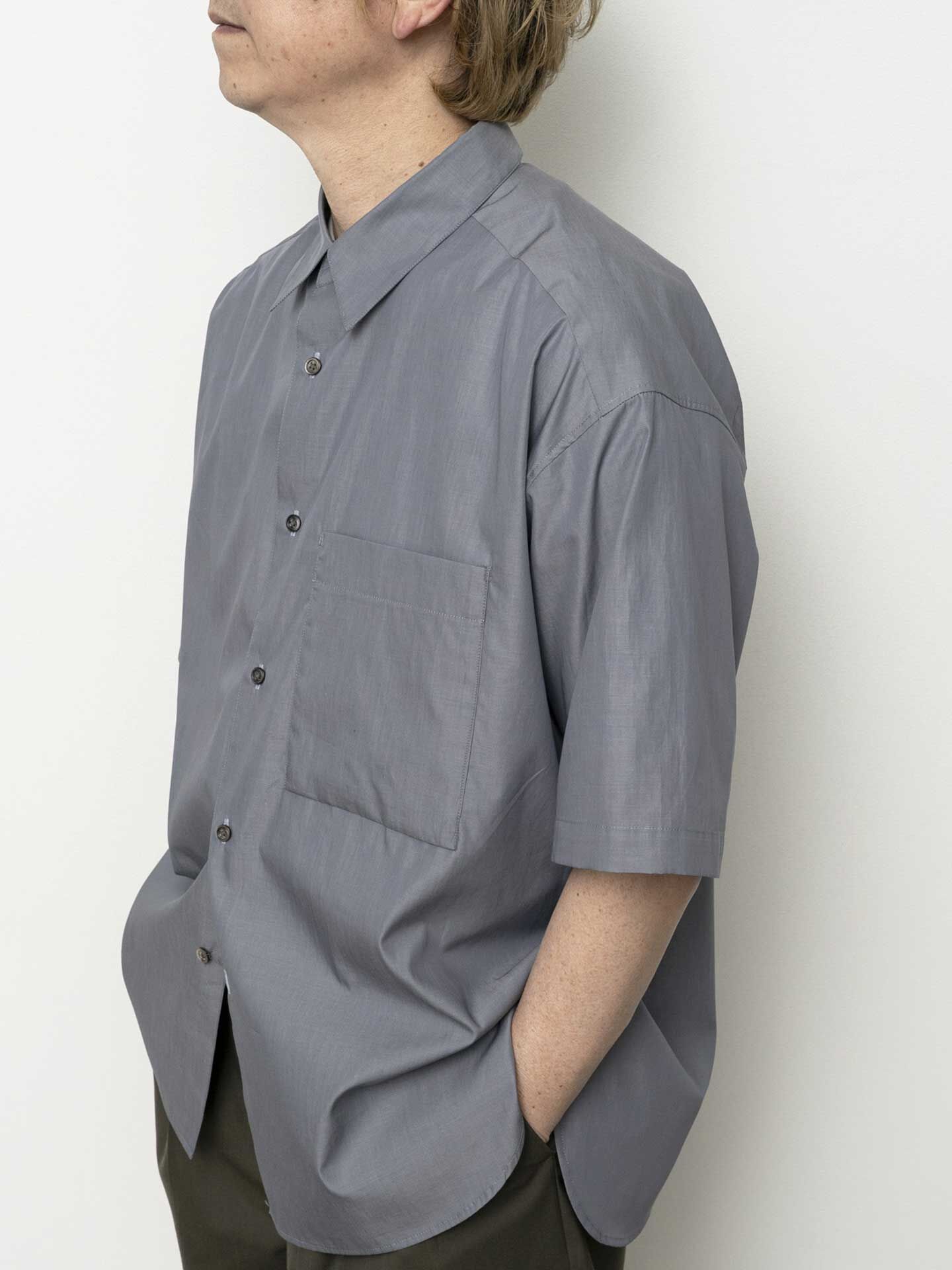 Still By Hand Ultra Fine Cotton SS Shirt SH08262