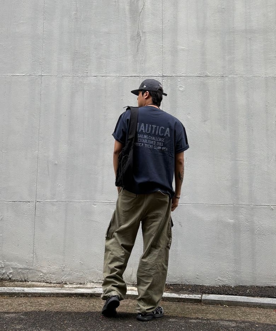 |快閃折扣🔥| NAUTICA 26ss 立體壓紋Logo Tee