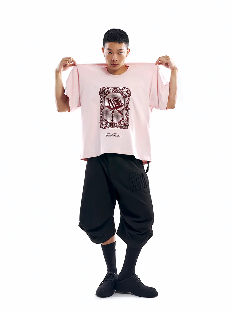 Enclave｜3D Cutting “Calla” Shorts (Black)