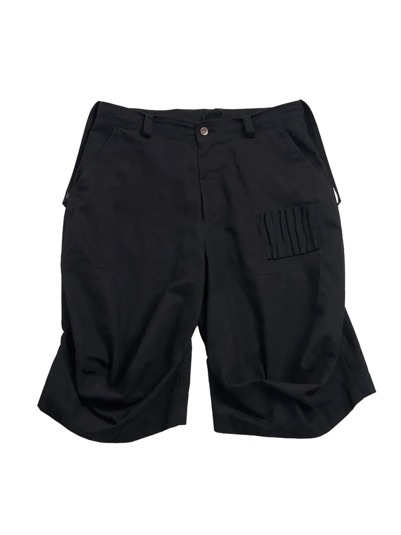Enclave｜3D Cutting “Calla” Shorts (Black)
