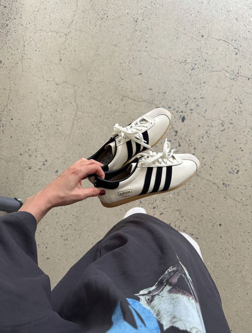 Adidas Originals Paris 巴黎 奶油白黑 皮革 焦糖 復古 薄底鞋 KJ1015