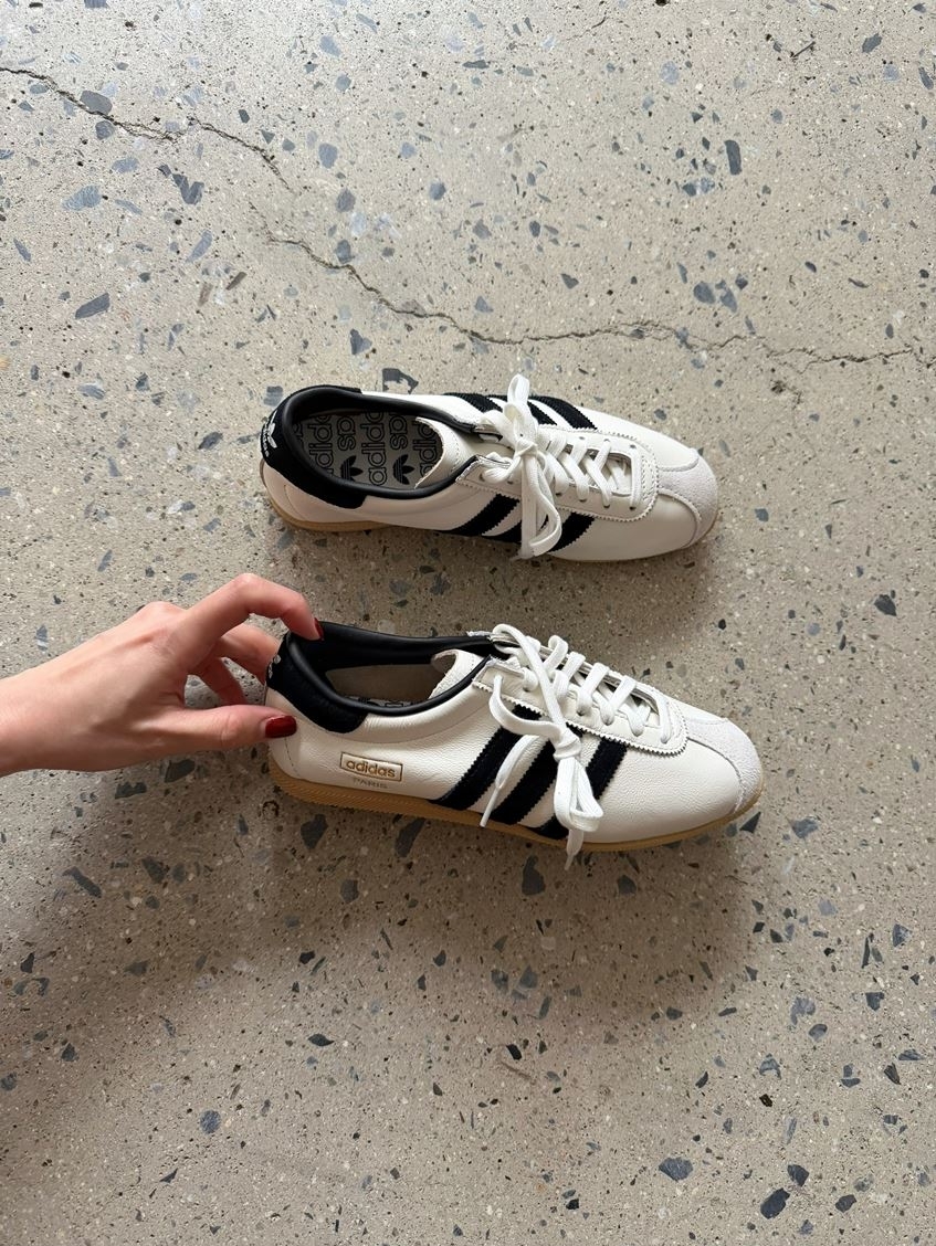 Adidas Originals Paris 巴黎 奶油白黑 皮革 焦糖 復古 薄底鞋 KJ1015