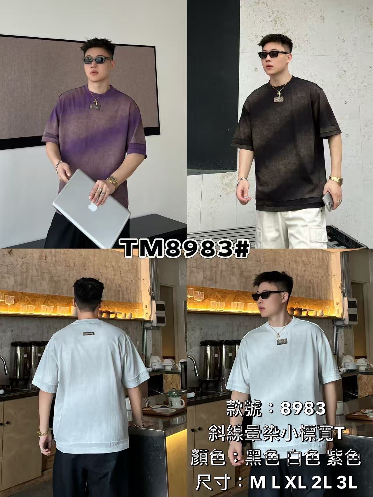 (7629)8983斜線暈染小標寛T