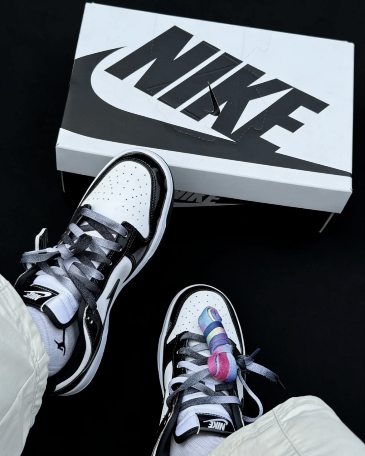 (預訂) Nike Dunk Low - Panda 漆皮