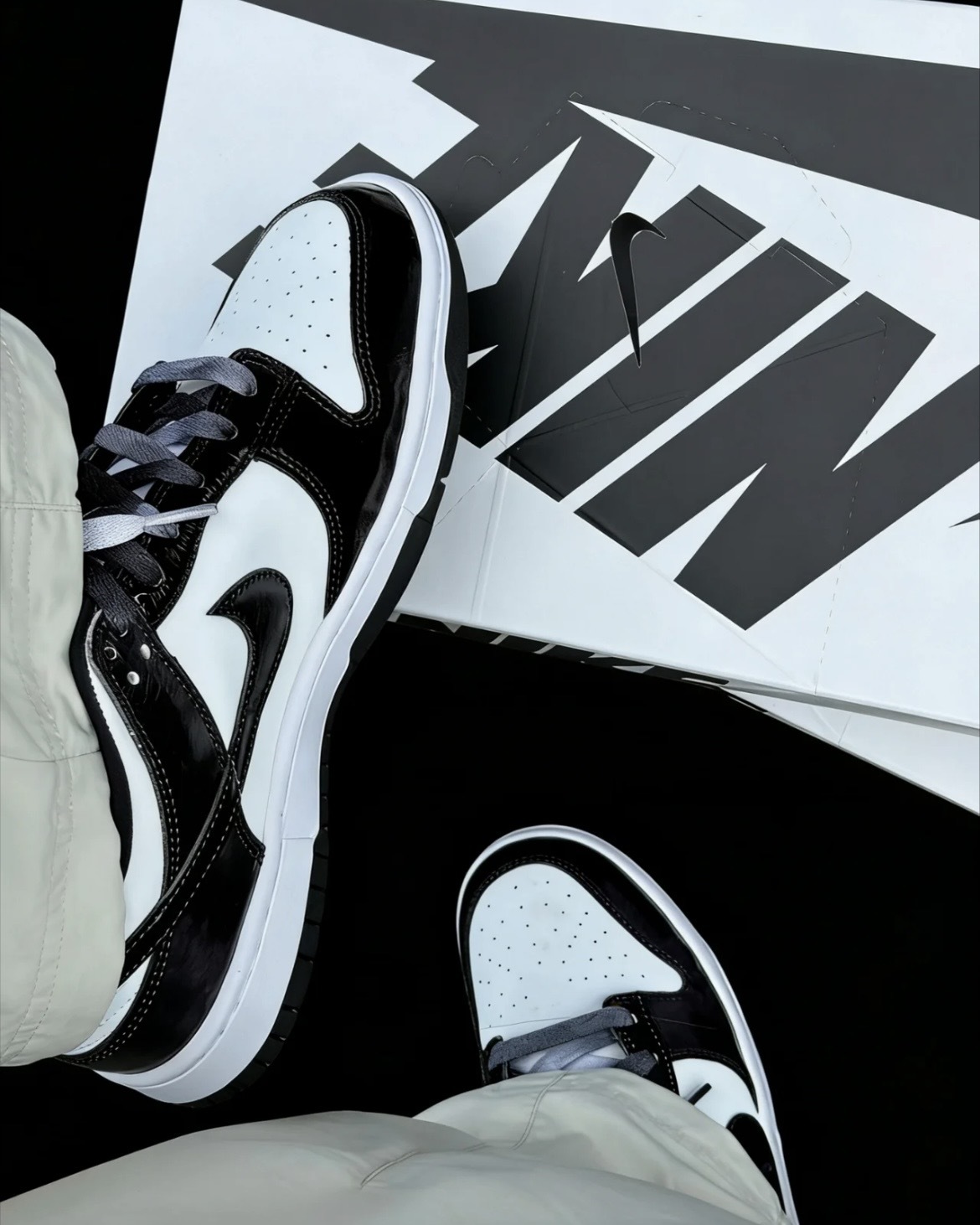 (預訂) Nike Dunk Low - Panda 漆皮