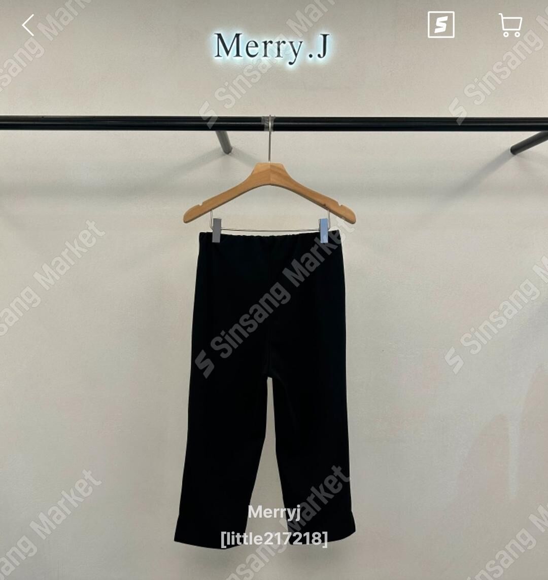 MJ6246 超貼橡筋開衩顯瘦休閑褲