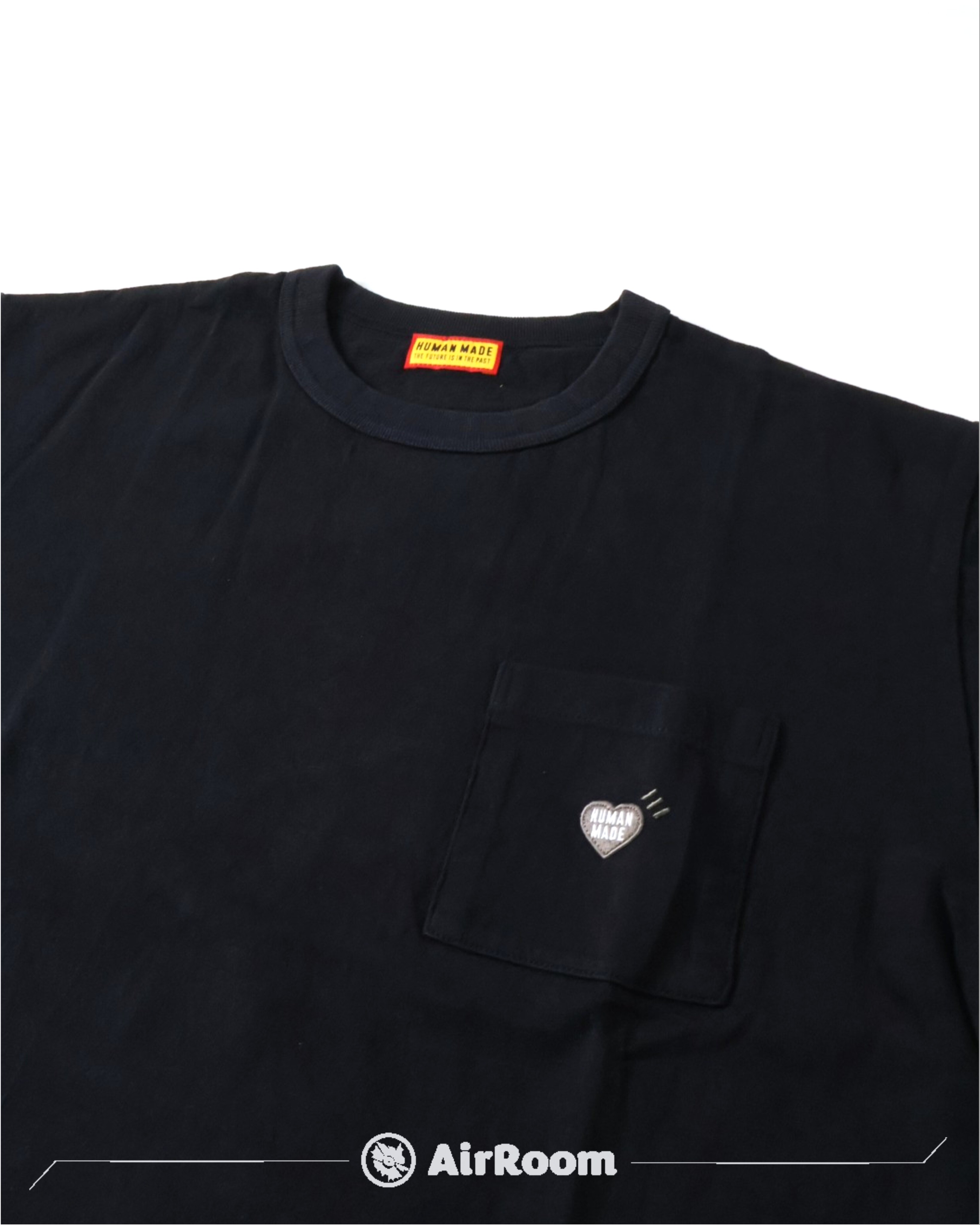 2026SS HUMAN MADE HEART POCKET T-SHIRT 福岡 店鋪限定 黑愛心 口袋 短T 現貨 HM31CS029