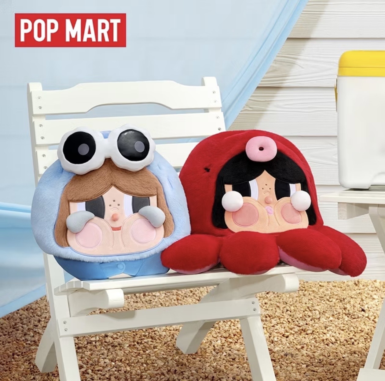 POP MART 泡泡瑪特 CRYBABY 淚流成海系列 二合一頸枕毯 (2款)