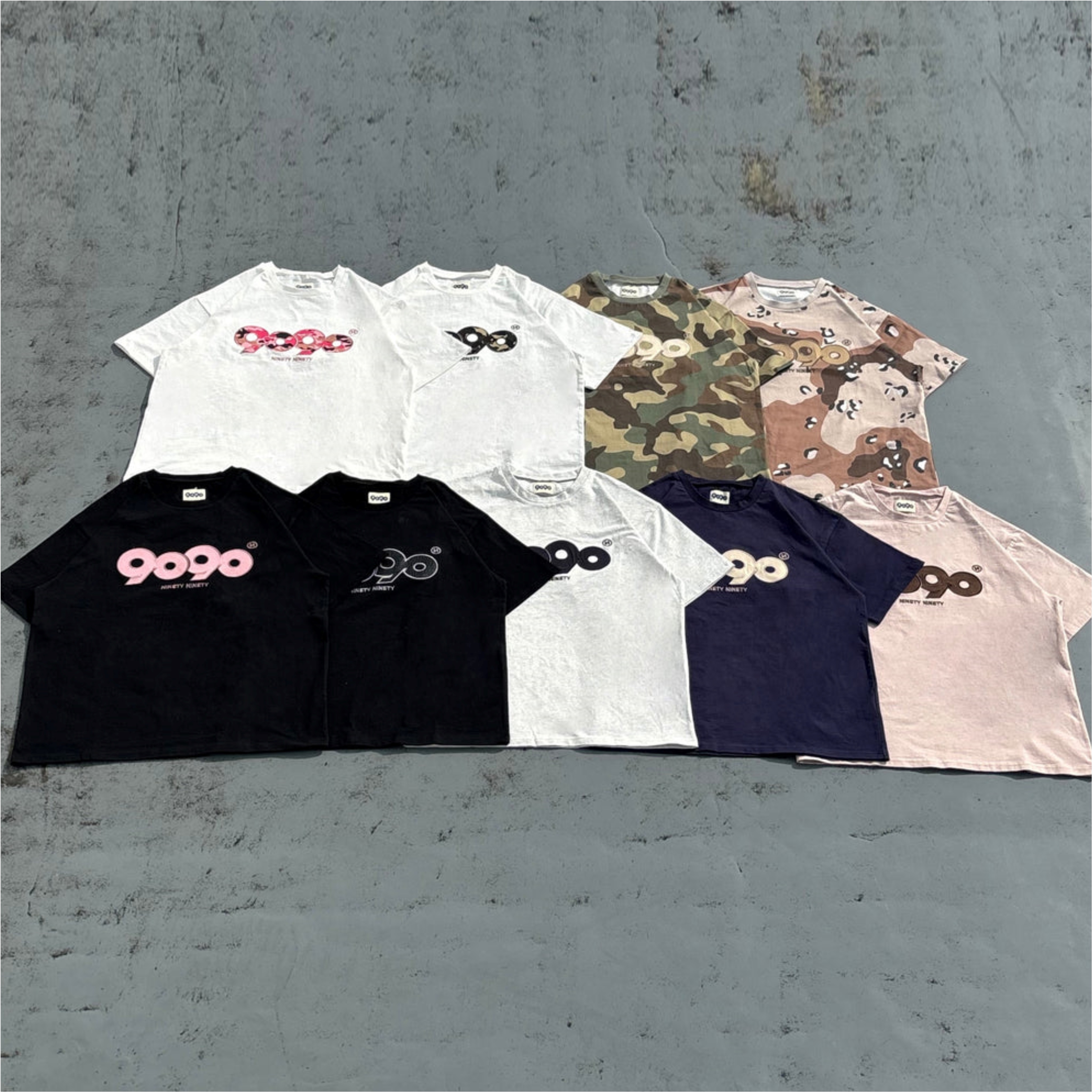2026SS 9090 OG LOGO TEE 迷彩 鱷魚紋 熱門款 短T 現貨 NN2233